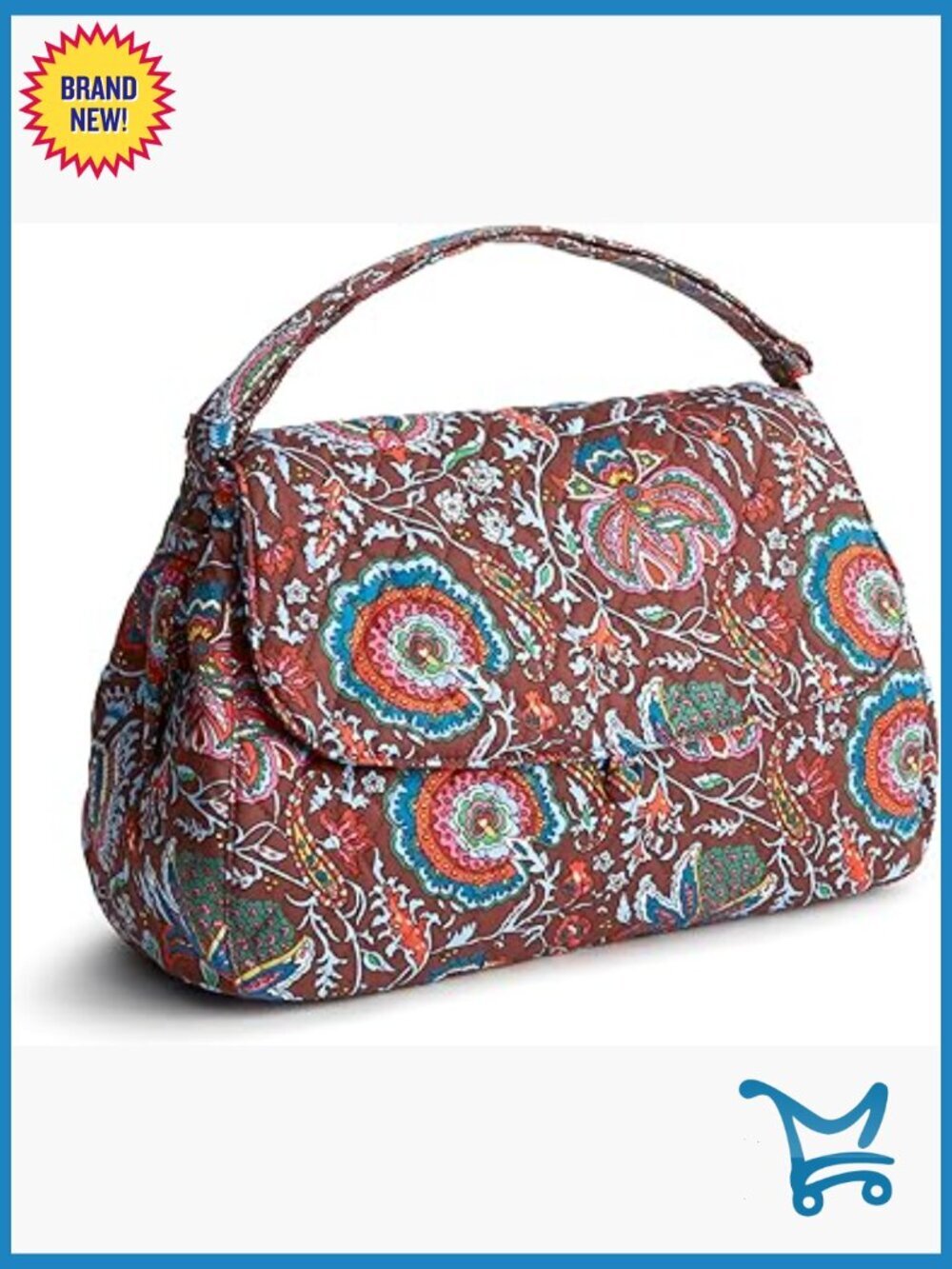 Premium Cotton Shoulder Bag Satchel with Adjustable Strap